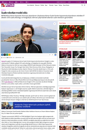 9 Eylül - Sualtı Robotları Model Oldu