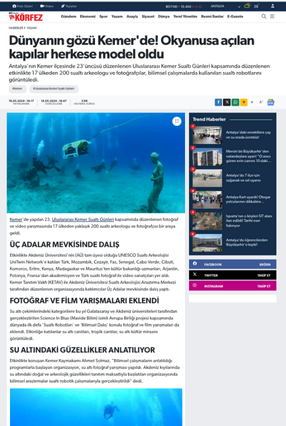 Antalya Körfez - Dünyanın gözü Kemer'de!