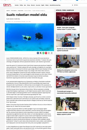 DHA - Sualtı robotları model oldu