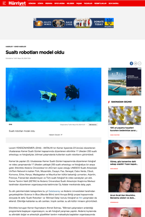 Hürriyet - Sualtı Robotları Model Oldu